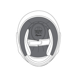 AGV CROWN PAD X3000 (S) - PREMIUM BLACK