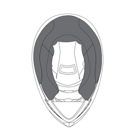 AGV CHEEK PADS K3 SV (L) - BLACK