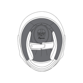 AGV CROWN PAD X101 - BLACK