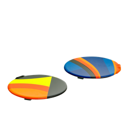 AGV PAINTED SCREW COVERS ORBYT - SUN&MOON 46