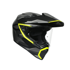 AX9 MULTI E2205 - SIBERIA MATT BLACK/YELLOW FLUO
