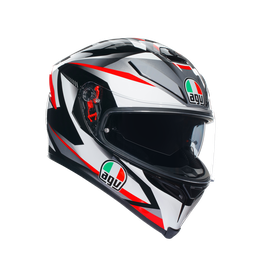 K5 S AGV E2205 MULTI MPLK - PLASMA WHITE/BLACK/RED